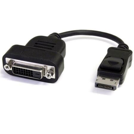 4XEM 8 in. Display Port DVI Dual Link Adapter DVI-D 24 Plus 5 Pin Converter 4XDPDVID